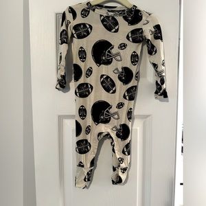 Posh Peanut 3-6 month football romper